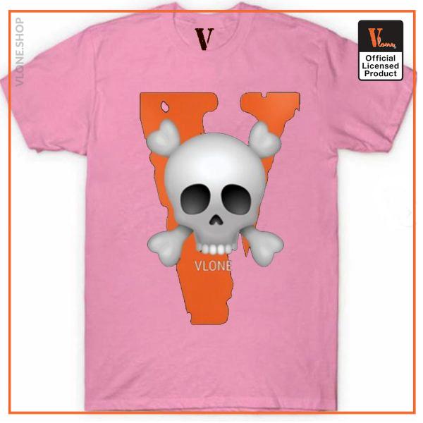 Vlone Big V With Skull T-Shirt VL2409