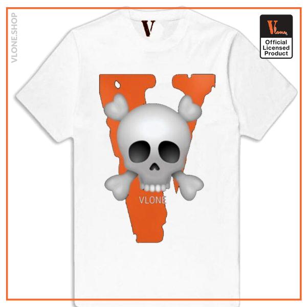 Vlone Big V With Skull T-Shirt VL2409