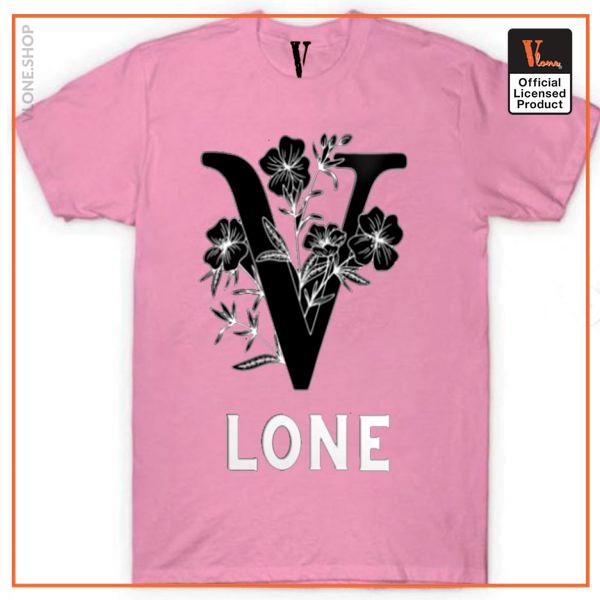 Vlone Black Flowers T-Shirt VL2409