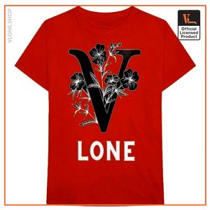 Vlone Black Flowers T-Shirt VL2409