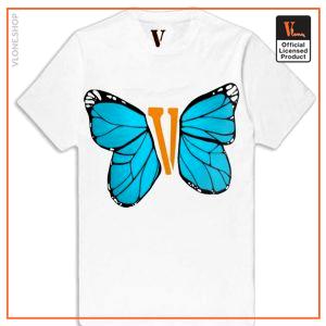 Vlone Blue Butterfly T-Shirt VL2409