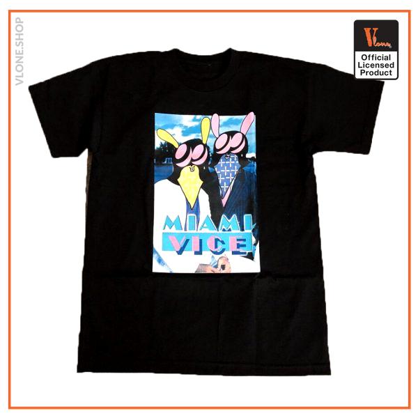 Vlone Miami Vice Tee  Black VL2309