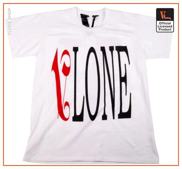 Vlone X Palm Angels Tee Red/White VL2309