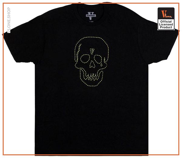 Vlone x Neighborhood Skull Black T-Shirt VL2309