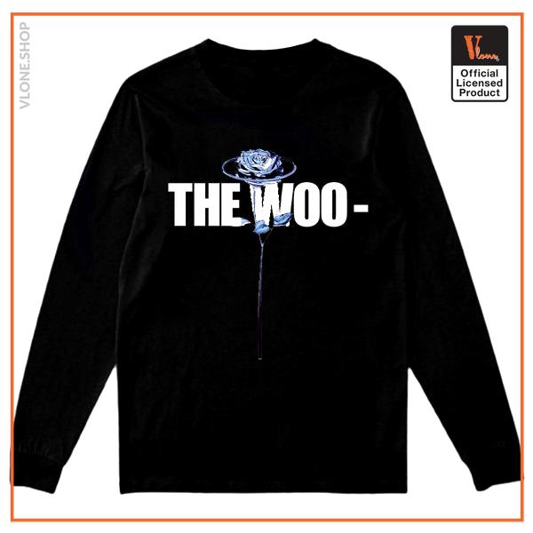 Vlone x Pop Smoke The Woo Long Sleeve  Black VL2309