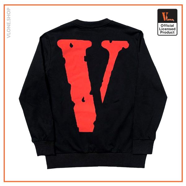 Vlone x Tupac Rebel Of The Underground Sweatshirt - Black VL2309