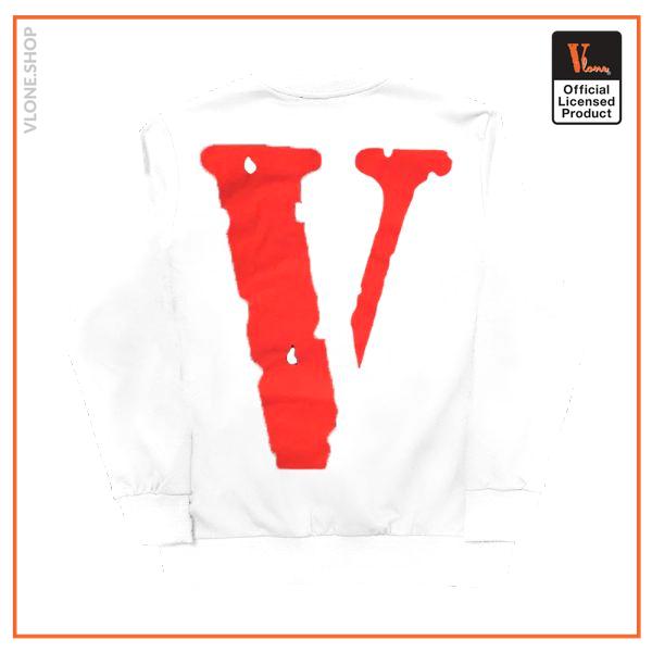 Vlone x Tupac Rebel Of The Underground Sweatshirt - White VL2309