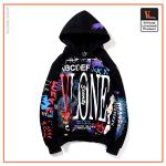 Vlone Graffiti Hoodie - Black VL2409