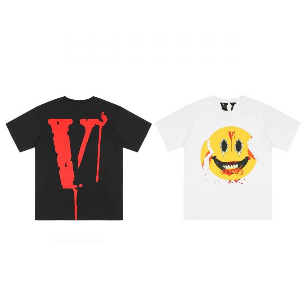 Limited edition Vlone Short sleeved Female Couple Loose Street Hip hop Big V Trend T shirt 1 - Vlone Shop